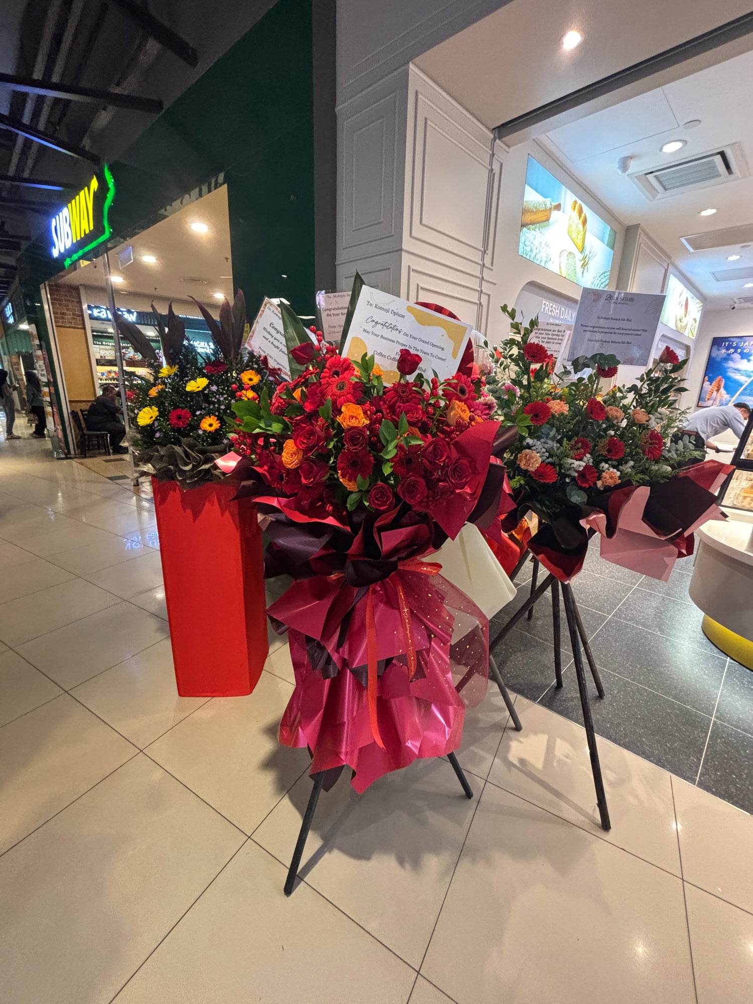 Opening Flower Stand