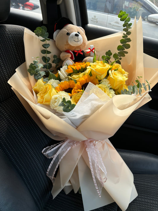 Graduation Sunshine Bouquet