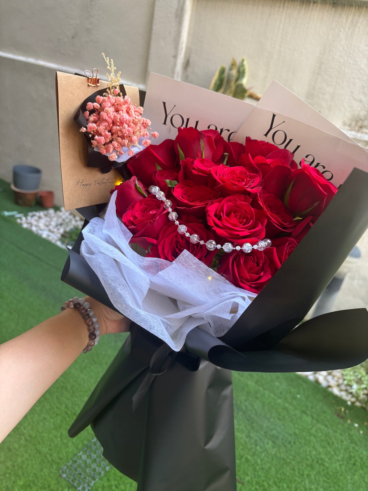 Red Roses Bouquet - Fresh Flowers