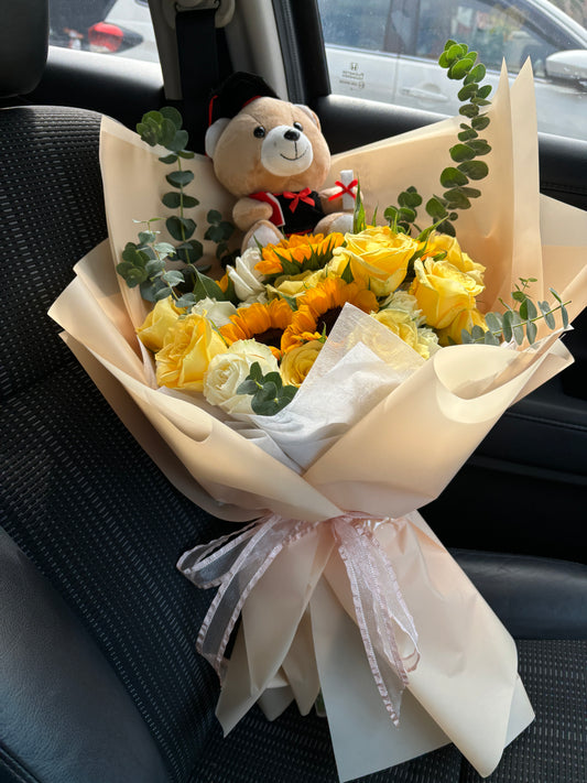 Graduation Sunshine Bouquet