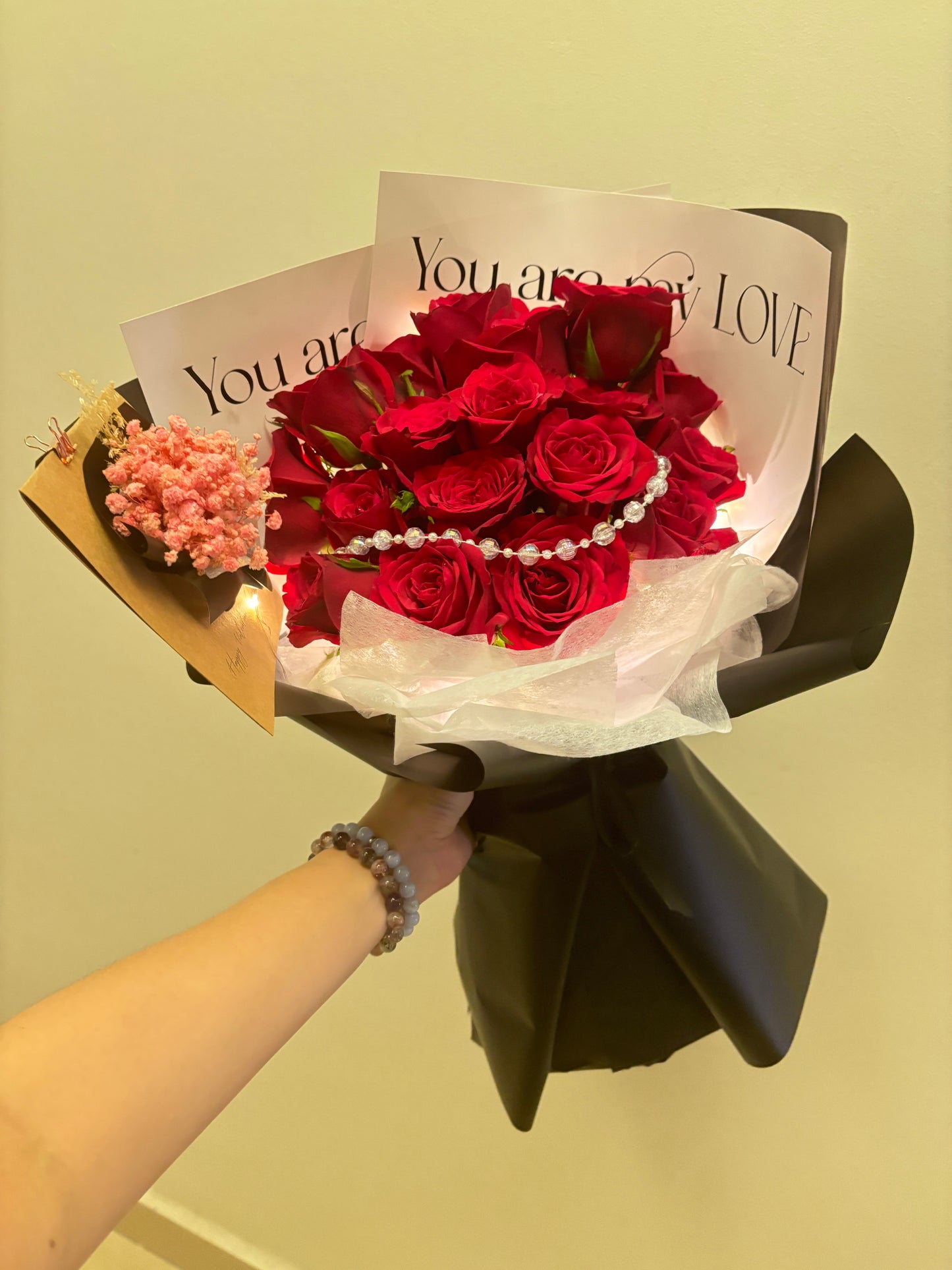 Red Roses Bouquet - Fresh Flowers