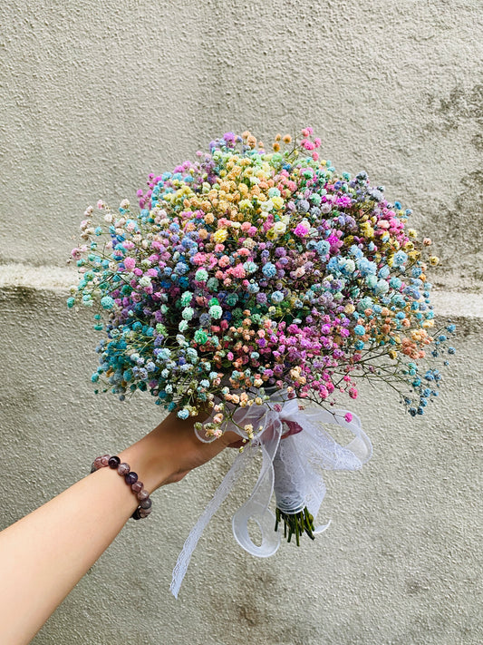 Rainbow Hand Bouquet - Rom Bouquet
