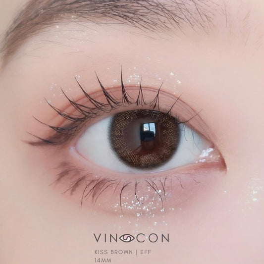 14MM Kiss Brown & Grey- Contact Lens