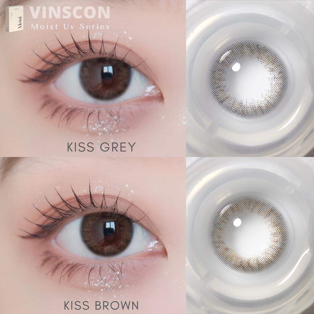 14MM Kiss Brown & Grey- Contact Lens