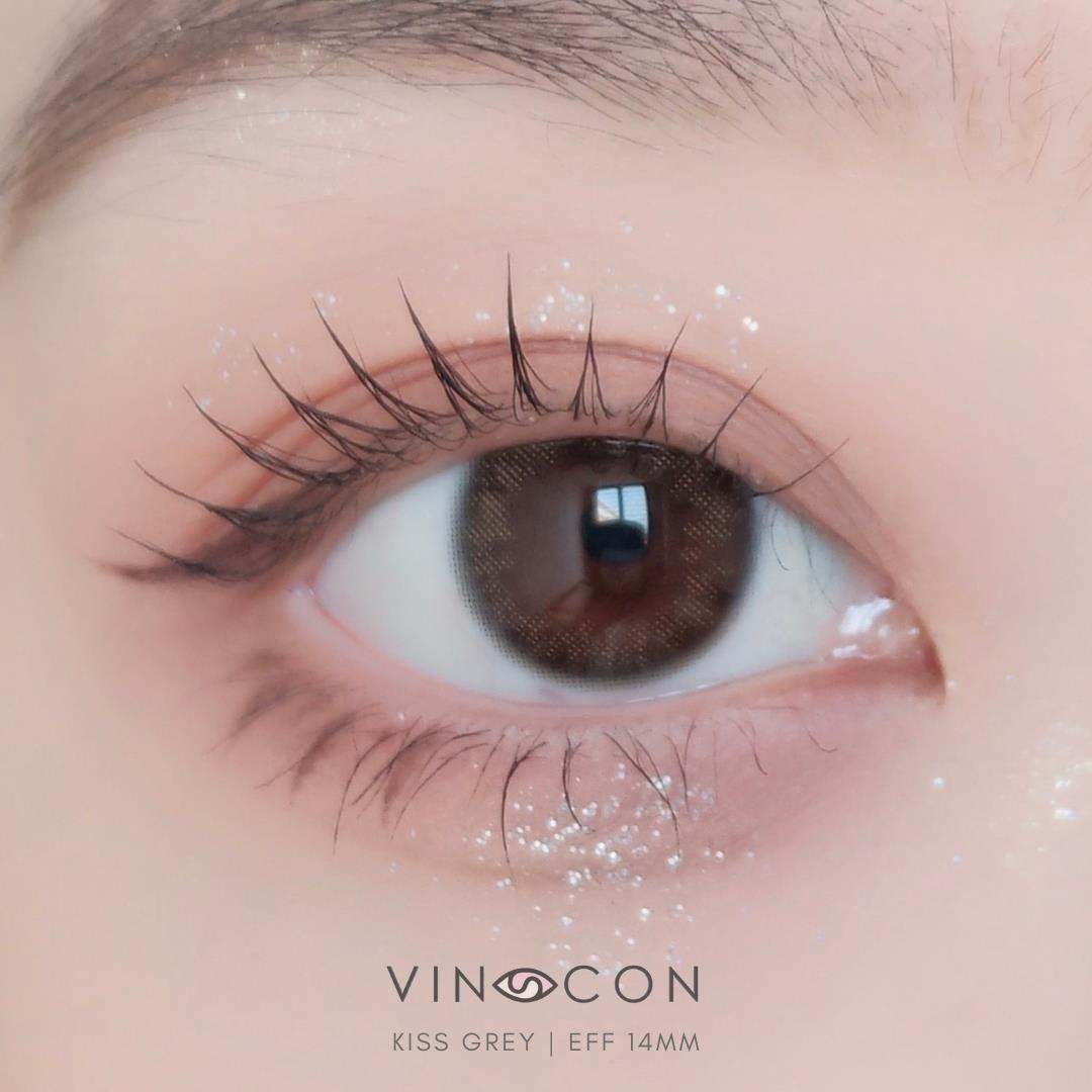 14MM Kiss Brown & Grey- Contact Lens