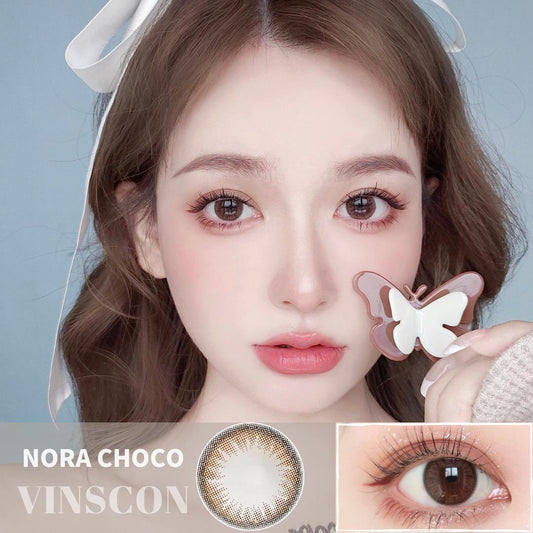 Nora Choco 14mm- Contact Lens