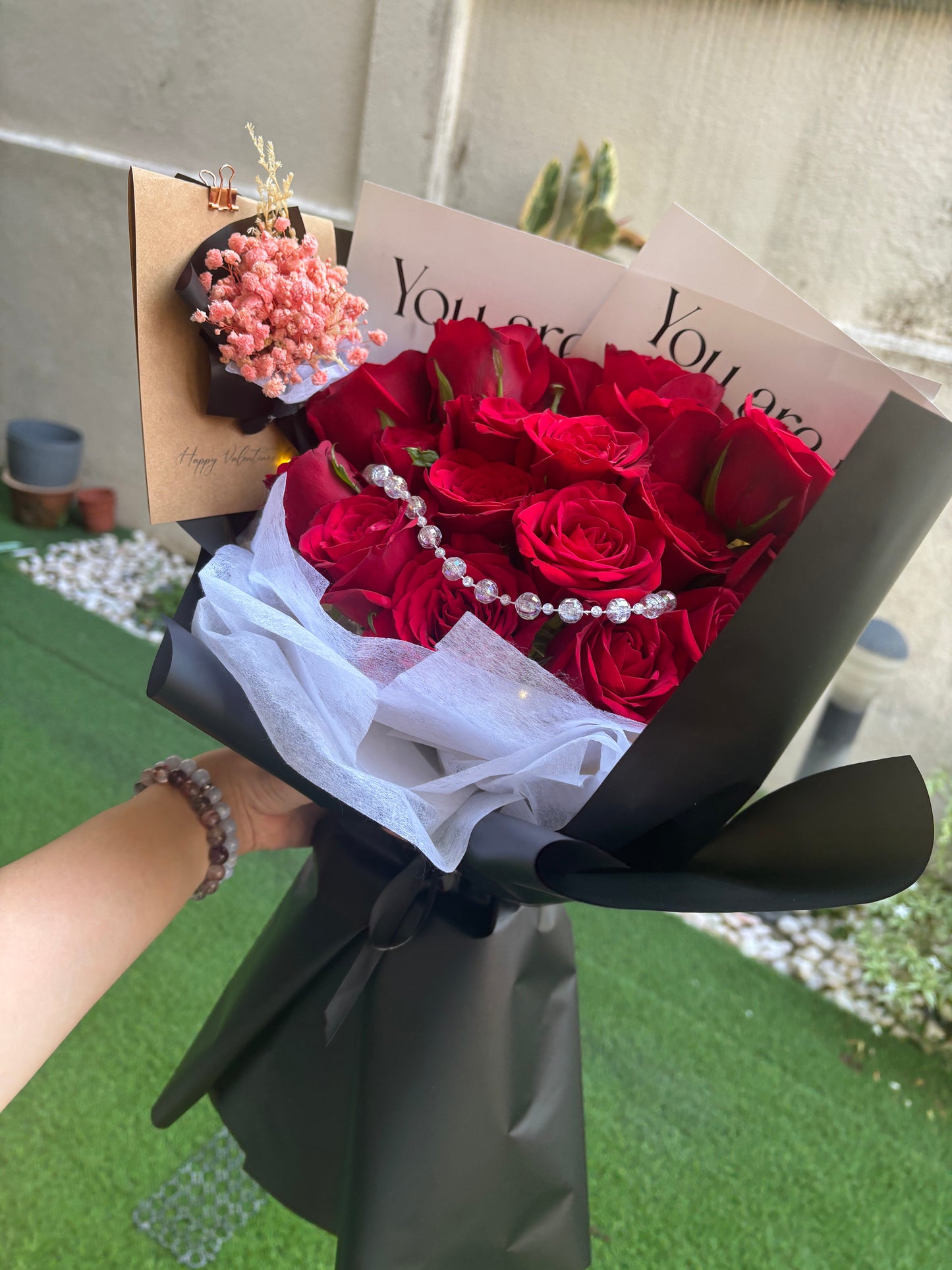 Red Roses Bouquet - Fresh Flowers