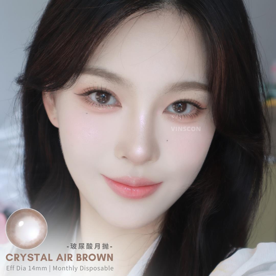 14MM Crystal Air Brown - Contact Lens